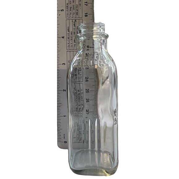 Vintage Glass Bottle Lot 4 Brown Clear Blue Apothecary Scientist Decor Alchemist - Picture 5 of 10